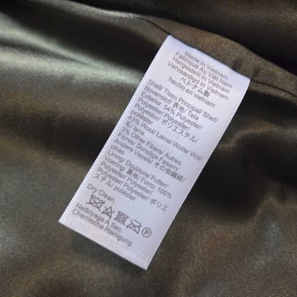 New 12 J Crew Factory wool-blend lady day coat in Pine Green - Picture 5 of 12